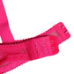 Dolce & Gabbana Pink Lace Mesh Underwire Balconnet Bra Underwear