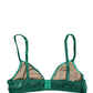 Dolce & Gabbana Green Nylon Stretch Soft Cup Brassiere Underwear