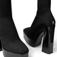 Jimmy Choo Black Fabric Over The Knee