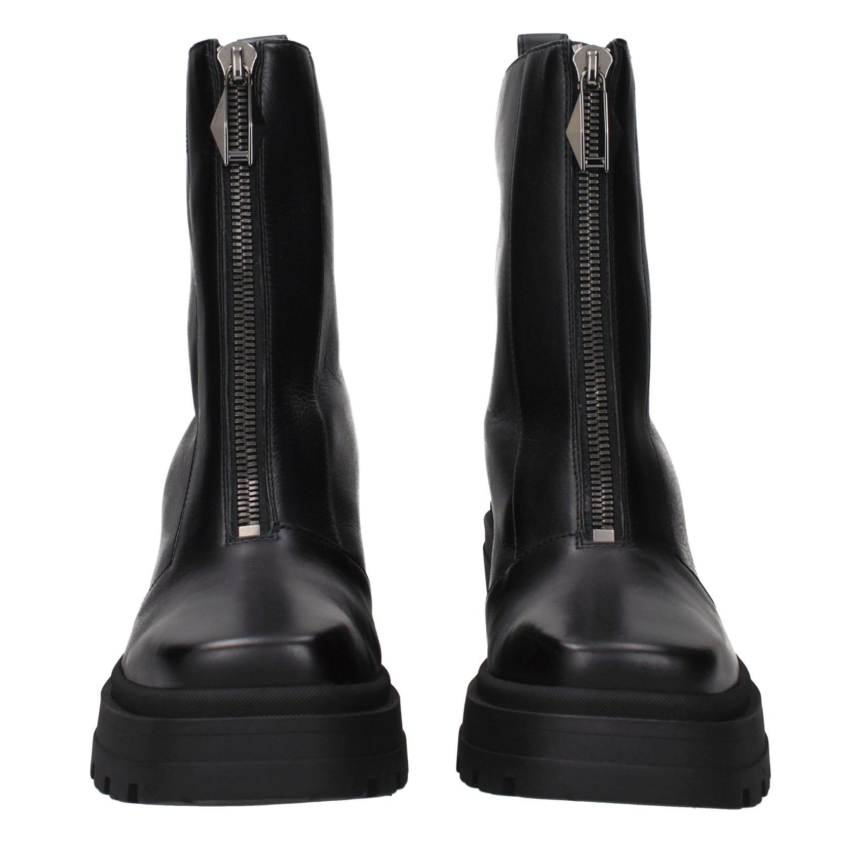 Jimmy Choo Black Leather Ankle Boots