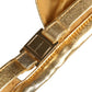 Dolce & Gabbana Gold-Tone Triangle Bikini Top DG Logo Swimwear