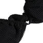 Dolce & Gabbana Black Padded Triangle Halter Bikini Top Swimwear