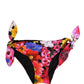 Dolce & Gabbana Black Floral Print Swimsuit Bikini Bottom Swimwear