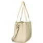 Mario Valentino Beige Poliuretano Women's Bag with Adjustable Strap and Pockets