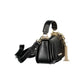 Mario Valentino Black Polyurethane Women's Bag