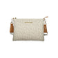 Mario Valentino Beige Polyurethane Women's Bag with Zip Closure and Strap