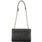 Mario Valentino Nero Polyurethane Women's Bag with Chain Handles