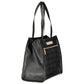Mario Valentino Nero Polyurethane Women's Bag With Multiple Compartments