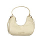 Mario Valentino Beige Polyurethane Women Shoulder Bag with Adjustable Strap