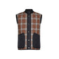 Burberry Brown Polyester Sleeveless Jacket