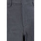 Lardini Gray Linen Cargo Pants