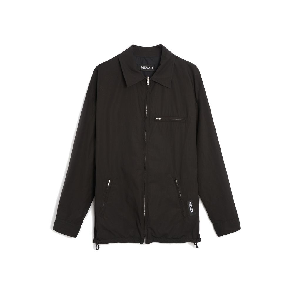 Kenzo Black Cotton Shell Jacket