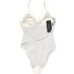Dolce & Gabbana White Sheer Nylon Bodysuit Halterneck Underwear
