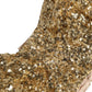 Dolce & Gabbana Gold Sequined Semi-Pad Underwire Bra Underwear