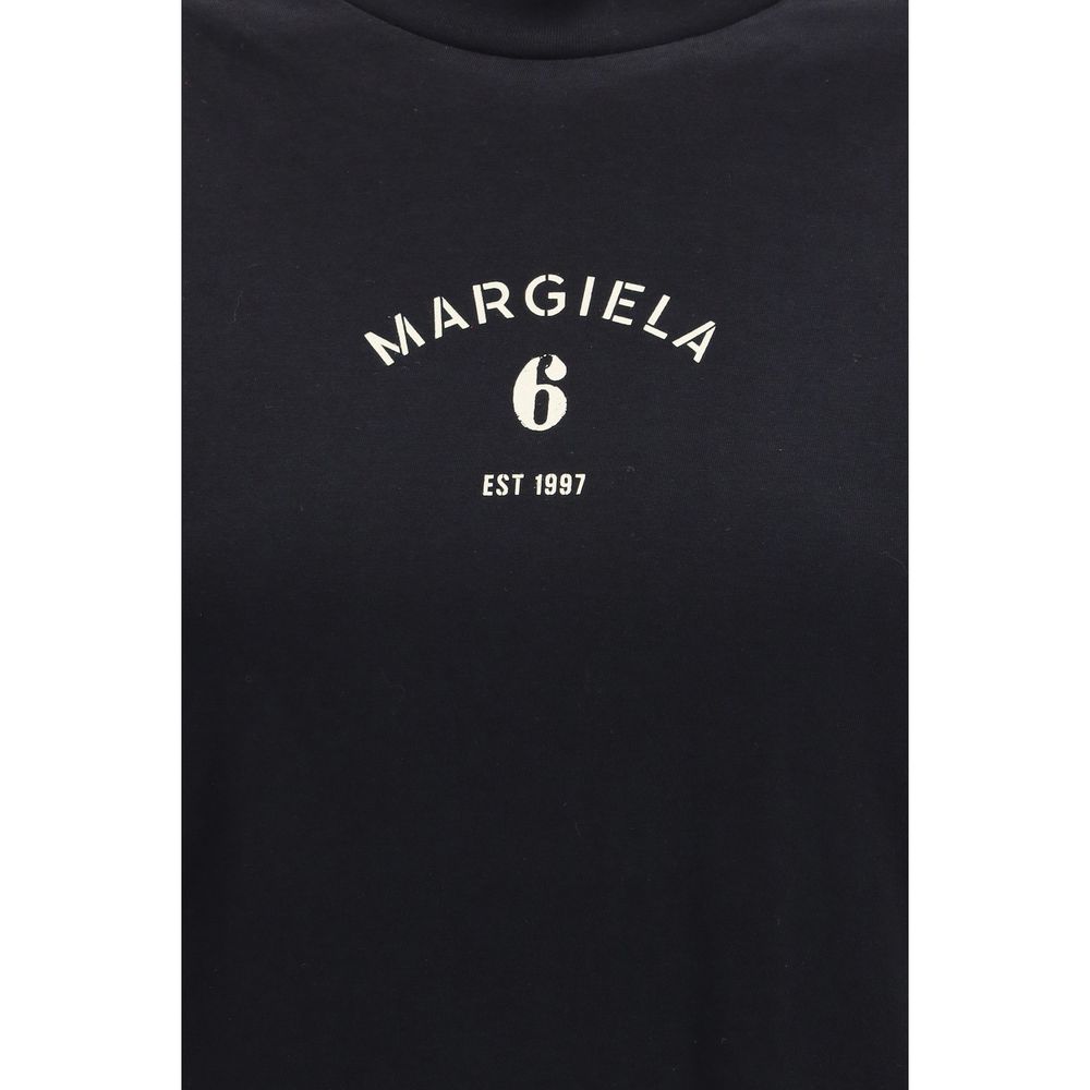 MM6 Black Cotton T-Shirt