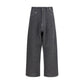 R13 Gray Linen Relaxed Fit Jeans