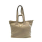 Baldinini Trend Beige Leather Women Shoulder Bag