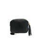 Baldinini Trend Black Cowhide Crossbody Bag