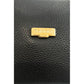 Baldinini Trend Black Cowhide Crossbody Bag
