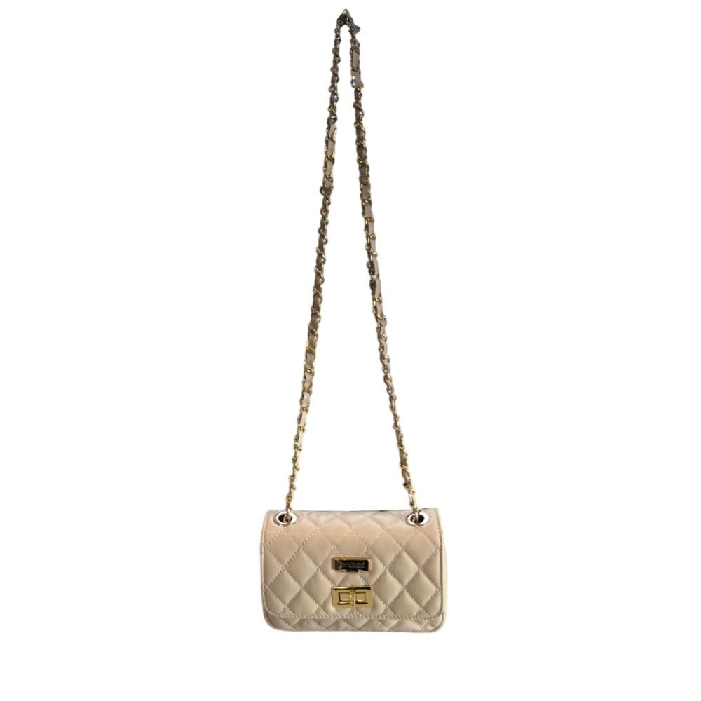 Baldinini Trend Beige Leather Women Bag