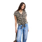 Street One Brown Viscose Shortsleeve Shirt