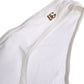 Dolce & Gabbana White DG Logo Plaque Bikini Bottom Underwear