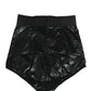Dolce & Gabbana Black High Waisted Slip Girdle Panty Underwear