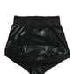 Dolce & Gabbana Black High Waisted Slip Girdle Panty Underwear