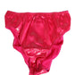 Dolce & Gabbana Pink Silk Satin Slip Girdle Panty Underwear