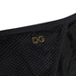 Dolce & Gabbana Black Tie-Side Bikini Bottom Swimsuit Swimwear