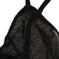 Dolce & Gabbana Black Nylon Stretch Soft Cup Brassiere Underwear