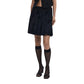 Desigual Black Polyester Mini Skirt