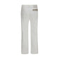 Jacob Cohen White Cotton Straight-Leg Jeans