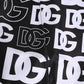 Dolce & Gabbana Black White DG Logo Waistband Girdle Underwear