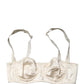 Dolce & Gabbana Off White Semi-Pad Underwire Balconette Bra Underwear