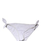 Dolce & Gabbana White Side-Tie Bikini Bottom Swimsuit Swimwear