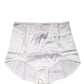 Dolce & Gabbana White Silk Blend High Waist Girdle Panty Underwear
