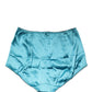 Dolce & Gabbana Blue Silk Blend High Waist Girdle Panty Underwear