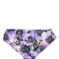 Dolce & Gabbana Multicolor Floral Mid Waist Brief Panty Underwear