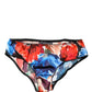 Dolce & Gabbana Multicolor Floral Mid Waist Brief Panty Underwear