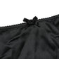 Dolce & Gabbana Black Silk Stretch Mid Waist Brief Panty Underwear