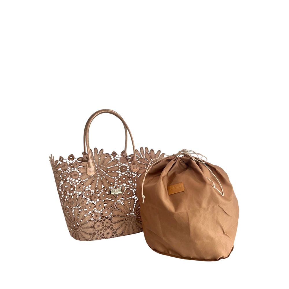 Baldinini Trend Brown PU Women Handbag