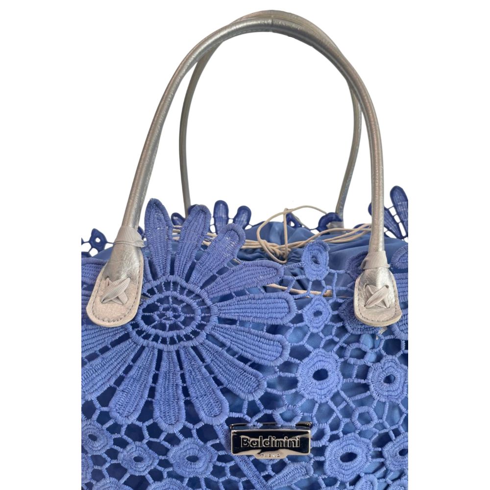 Baldinini Trend Blue PU Women Handbag