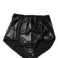 Dolce & Gabbana Black Silk Blend High Waist Girdle Panty Underwear