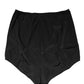Dolce & Gabbana Black Silk Blend High Waist Girdle Panty Underwear
