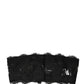 Dolce & Gabbana Black Lace Bandeau Bra Tube Top Underwear