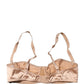 Dolce & Gabbana Beige Semi-Pad Underwire Balconette Bra Underwear