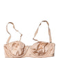Dolce & Gabbana Beige Semi-Pad Underwire Balconette Bra Underwear