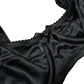 Dolce & Gabbana Black Semi-Pad Underwire Balconette Bra Underwear
