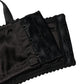 Dolce & Gabbana Black Semi-Pad Underwire Balconette Bra Underwear